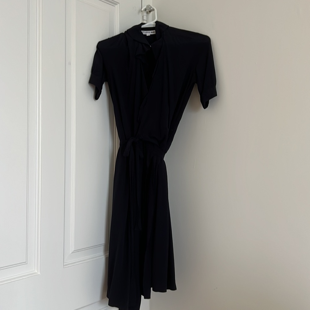 Blue dress french style size S Uniqlo